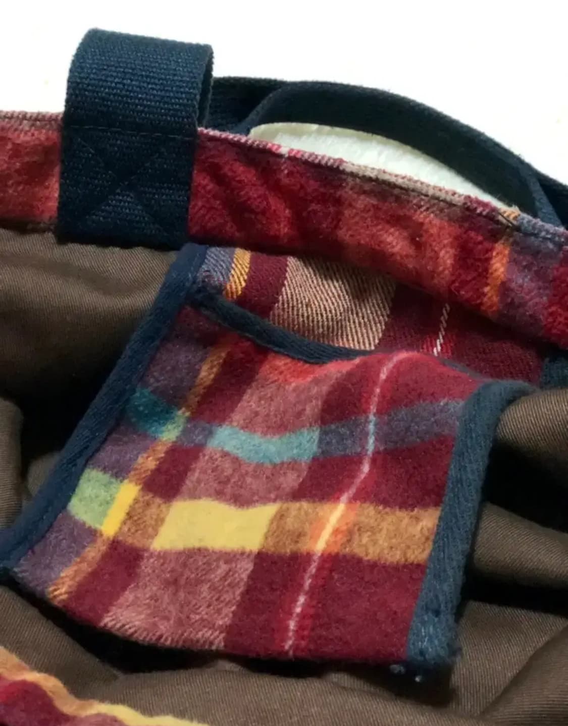 studio CLIP 플란넬 체크 토트백 상품이미지8