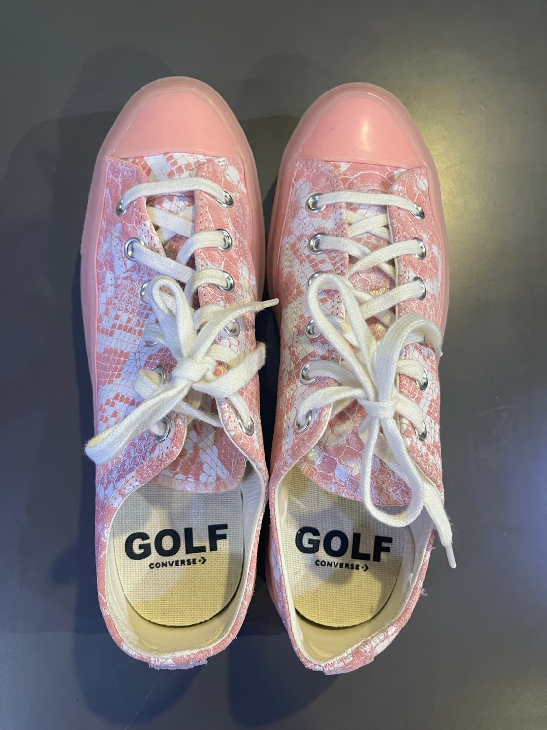 골프 르 플뢰르 × 컨버스 스네이크 핑크 (265mm) 상품이미지3