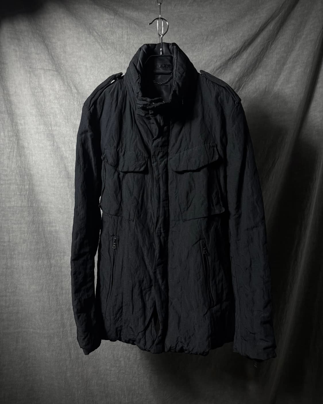 THE VIRIDI-ANNE Crinkled Field Jacket    상품이미지2