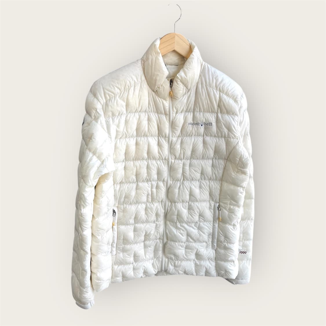 L/ 몽벨 13FW 플라즈마 EX1000 경량 패딩 크림 상품이미지1