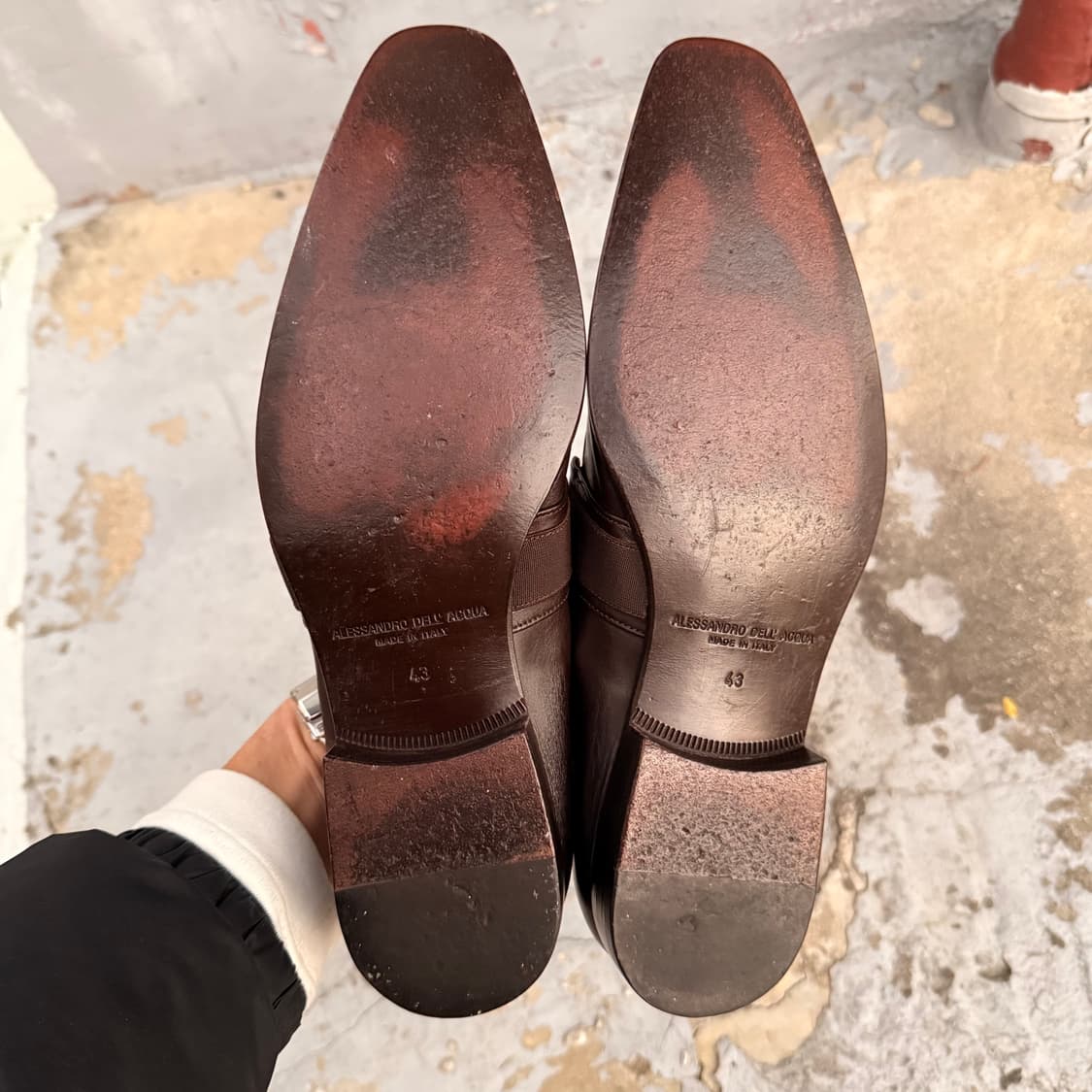 ALESSANDRO DELL’ACQUA 로퍼 43 상품이미지5