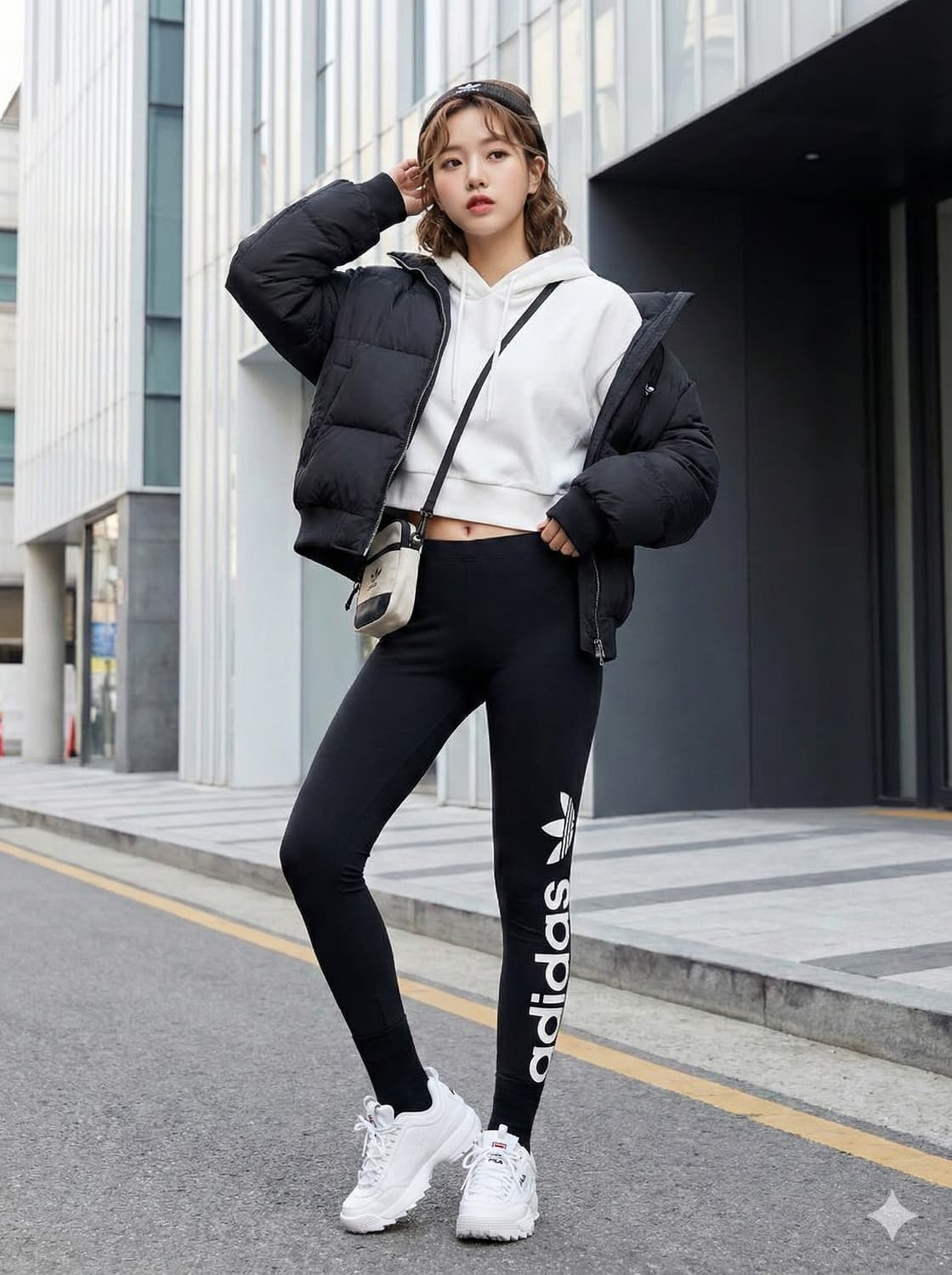 Adidas 아디다스 오리지널스 리니어 빅로고 레깅스 상품이미지1