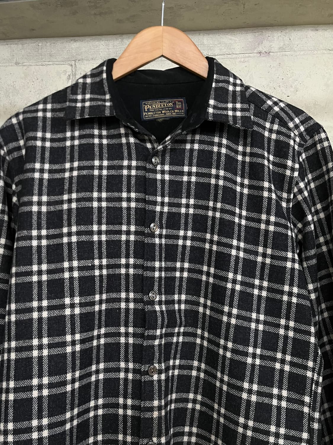 90s Pendleton Wool Flannel Check Shirt 상품이미지2