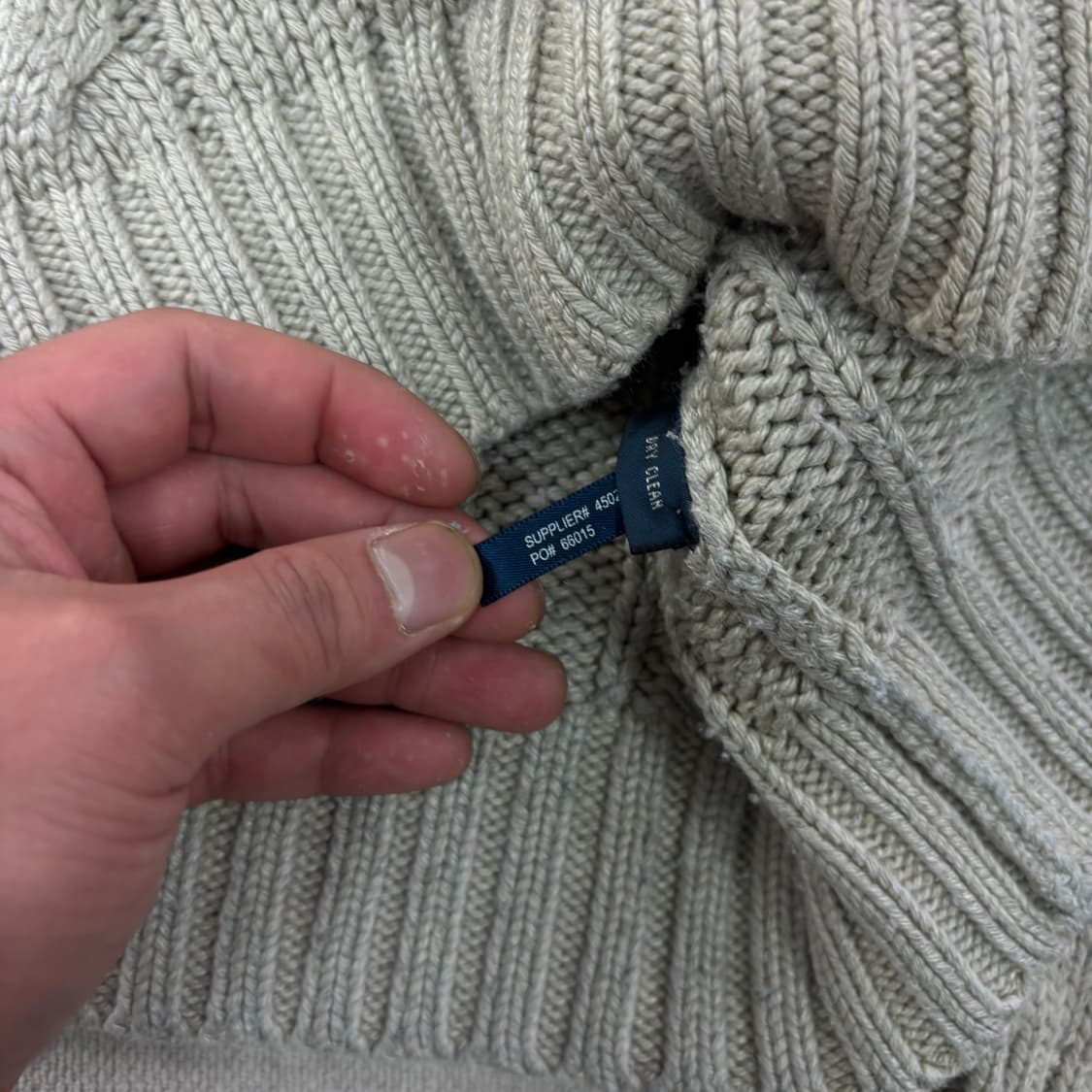 100 폴로 랄프로렌 실크 꽈배기 니트 상품이미지4