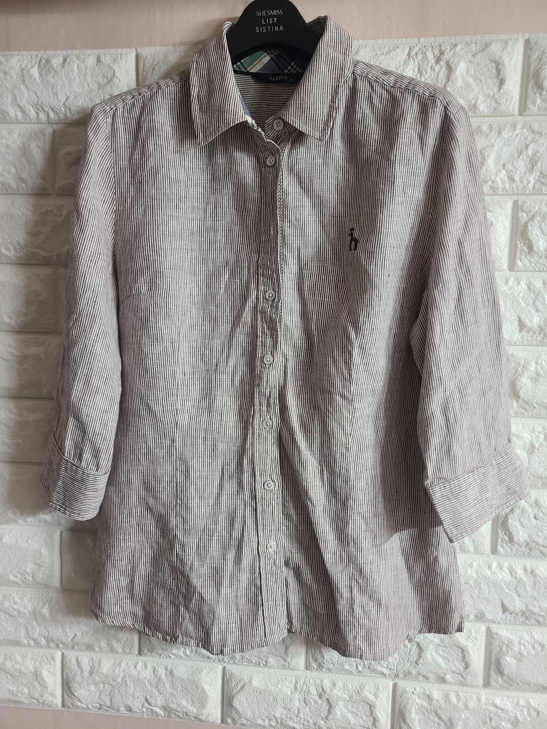 헤지스 스트라이프 셔츠 55 상품이미지1