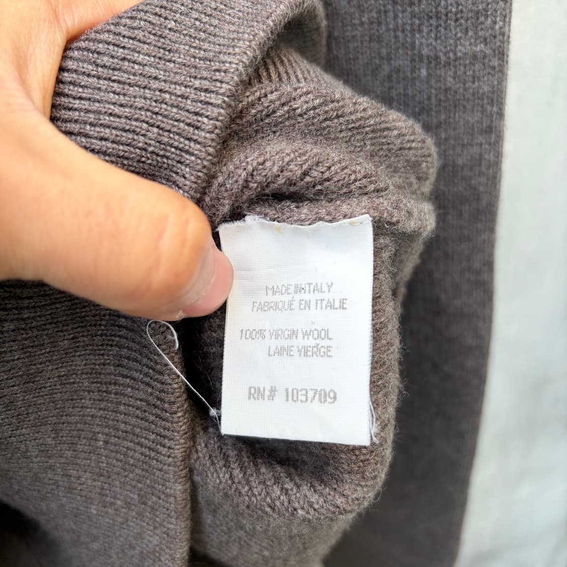 90s 아르마니 버튼업 니트 상품이미지4