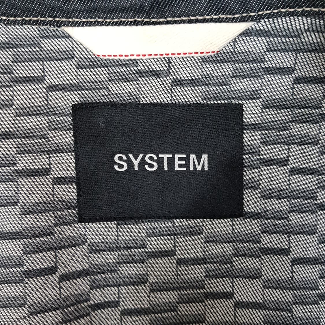 한섬 시스템옴므 2021 스티치 라인 데님 자켓 100사이즈 상품이미지7