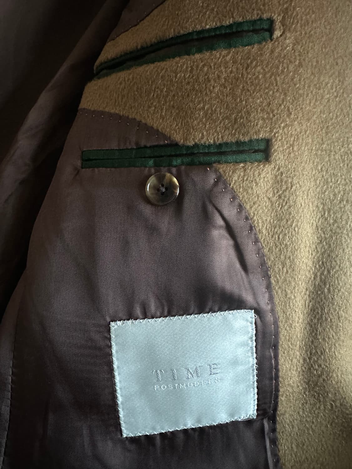 [Time Homme] 한섬 타임 오리지널 캐시미어 100% 싱글 코트 상품이미지5