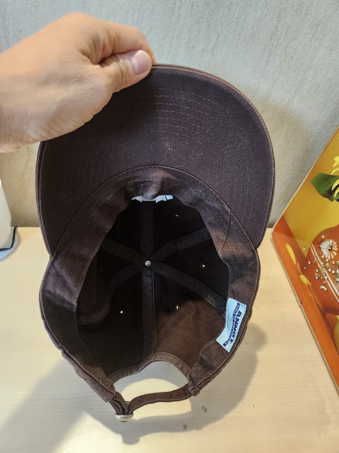 “ANNOT 브라운 볼캡🧢 빈티지 감성 한 끗 차이” 상품이미지7
