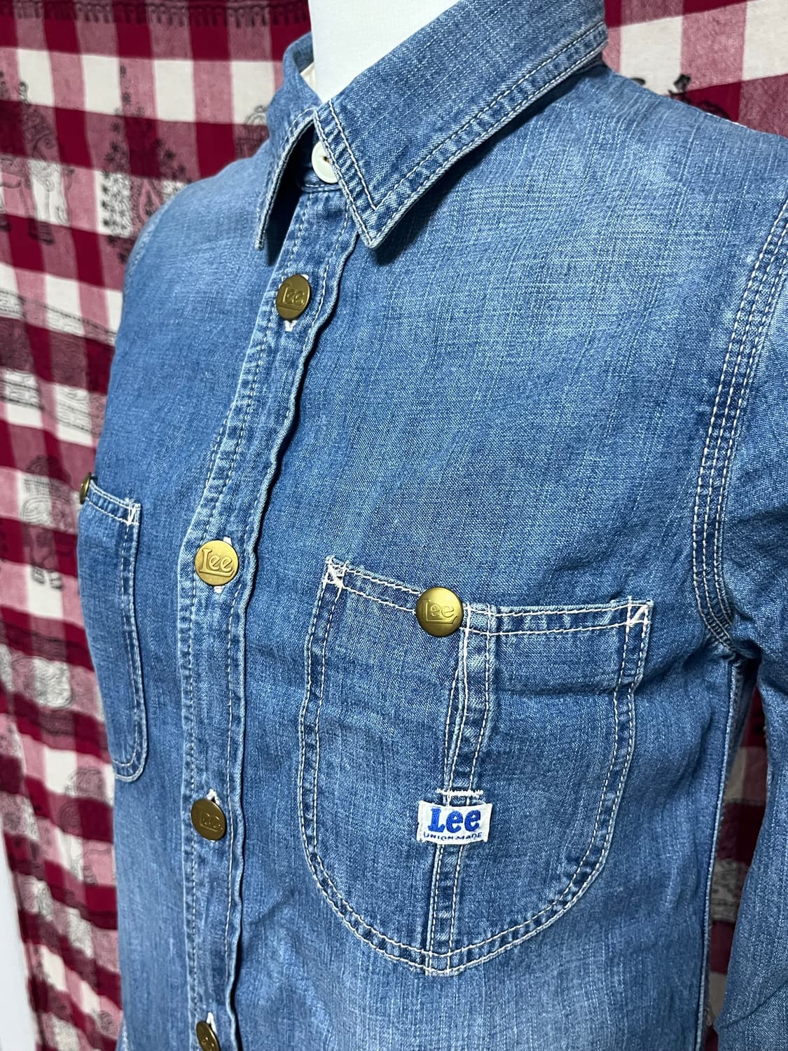 Lee 데님 셔츠 원피스 상품이미지2