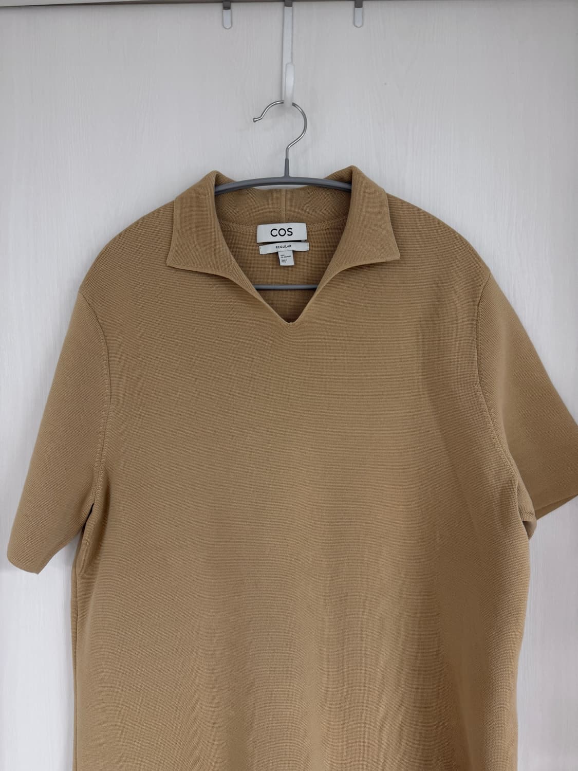 COS 코스 남성 니트반팔 베이지 L 상품이미지1