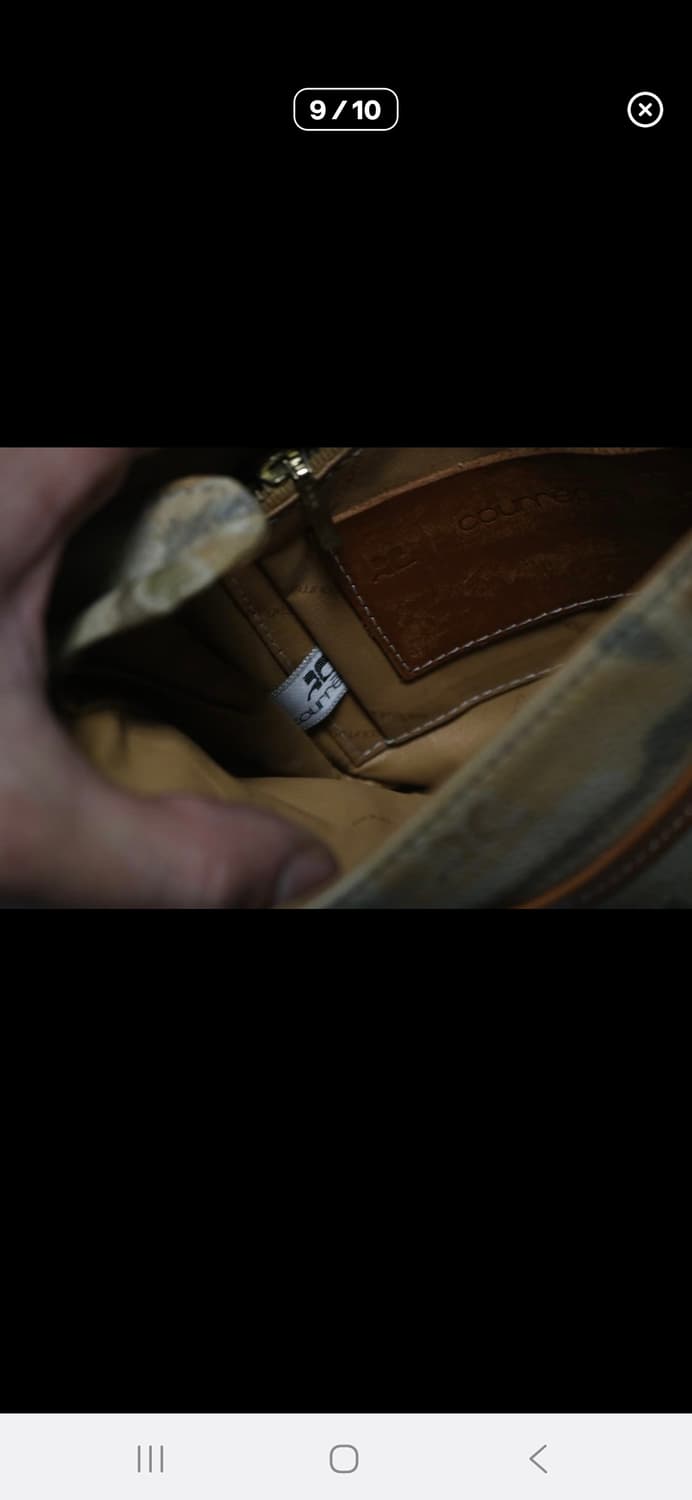 (마지막특가) Courreges 패턴 레더 크로스백 상품이미지9