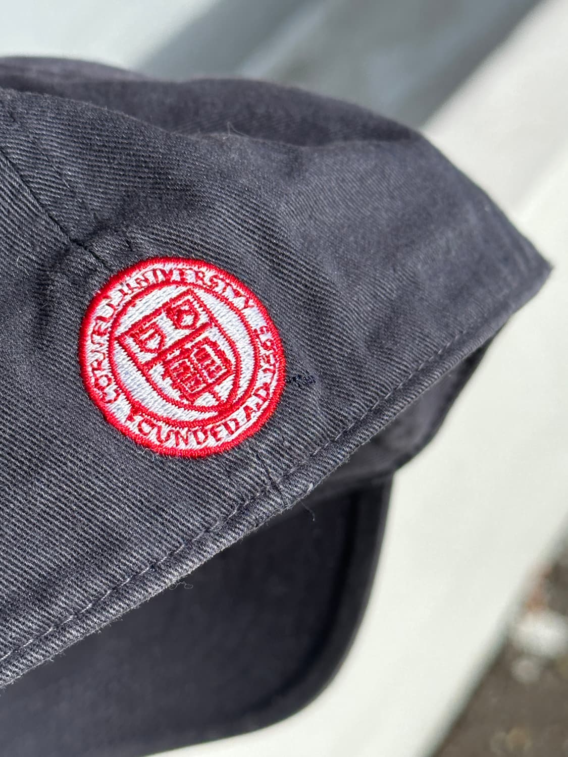 [M-L] 빈티지 코넬대학교 로고 볼캡 모자 상품이미지5