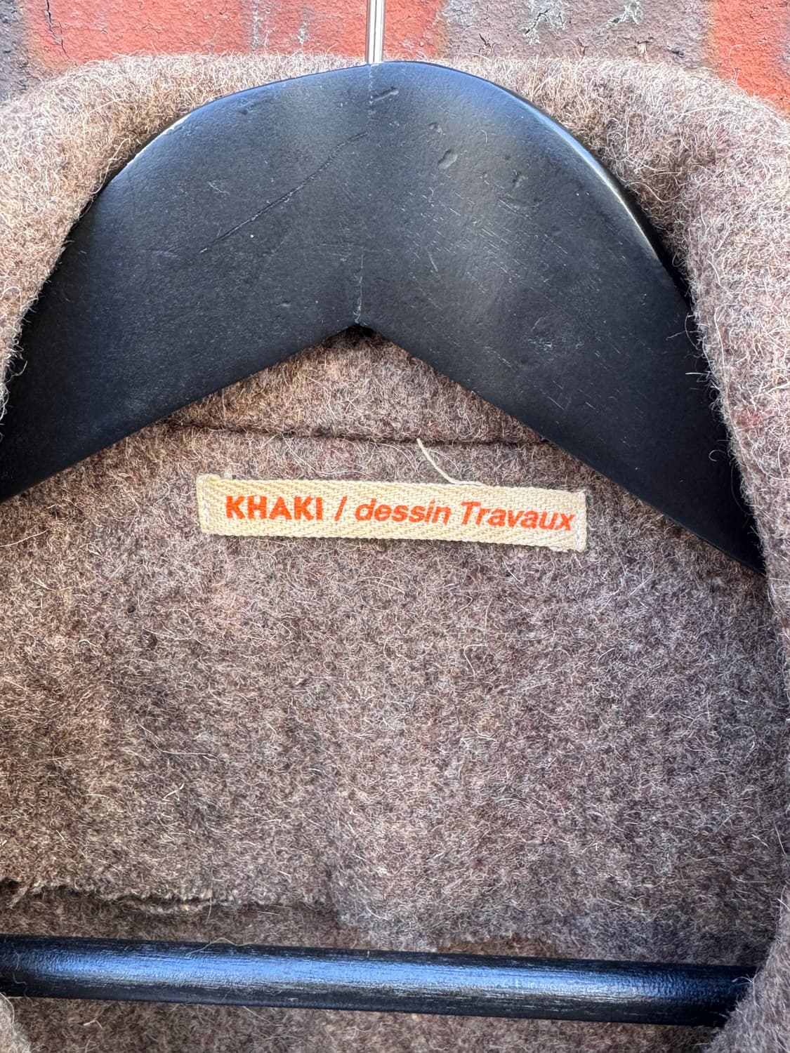 KHAKI/dessin Travaux 스위스 아미 블랭킷 코트 상품이미지4