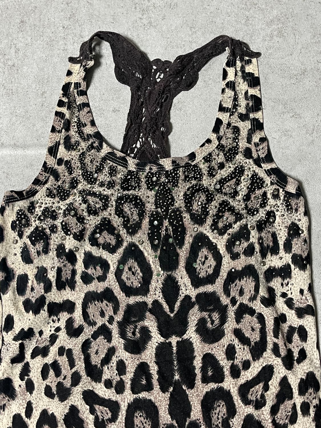 (Rastars&)y2k leopard halter top 상품이미지2