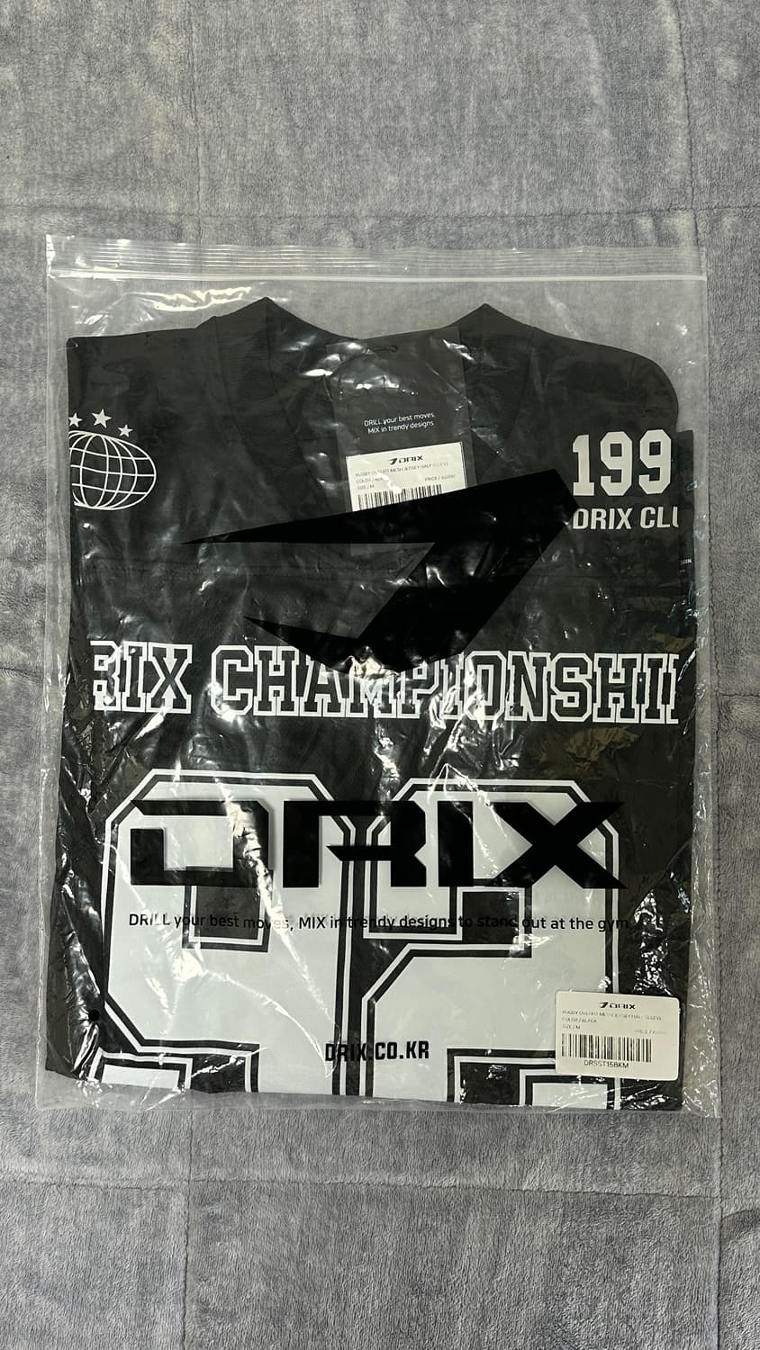 DRIX 럭비 오버핏 메시 저지 하프 슬리브 상품이미지2