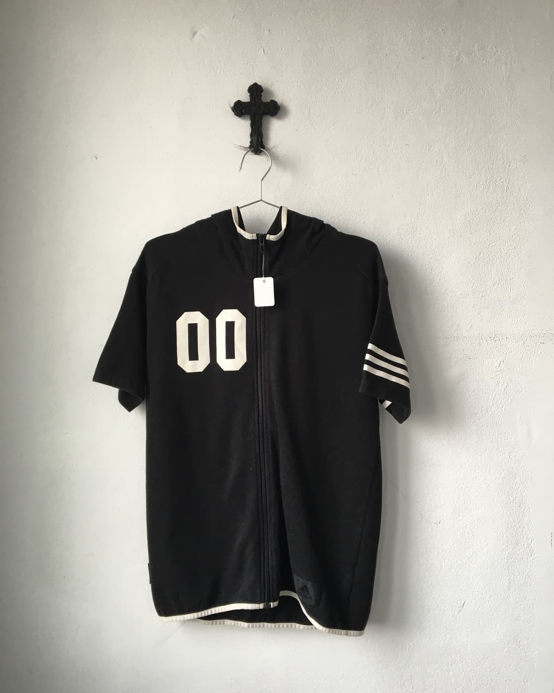 Half sleeve hood zip up 상품이미지1