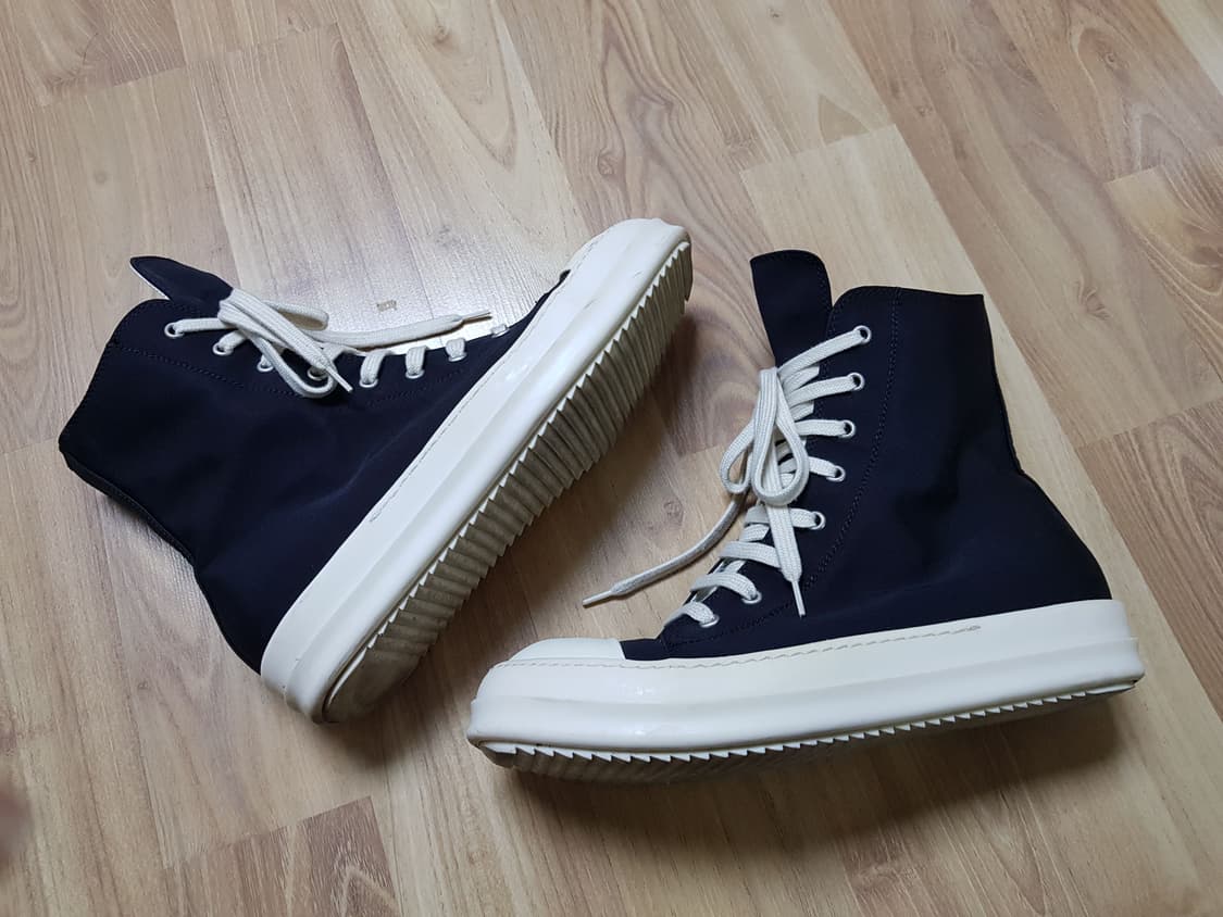 릭오웬스 다크쉐도우 라몬즈 컨버스 하이탑 스니커즈 상품이미지6