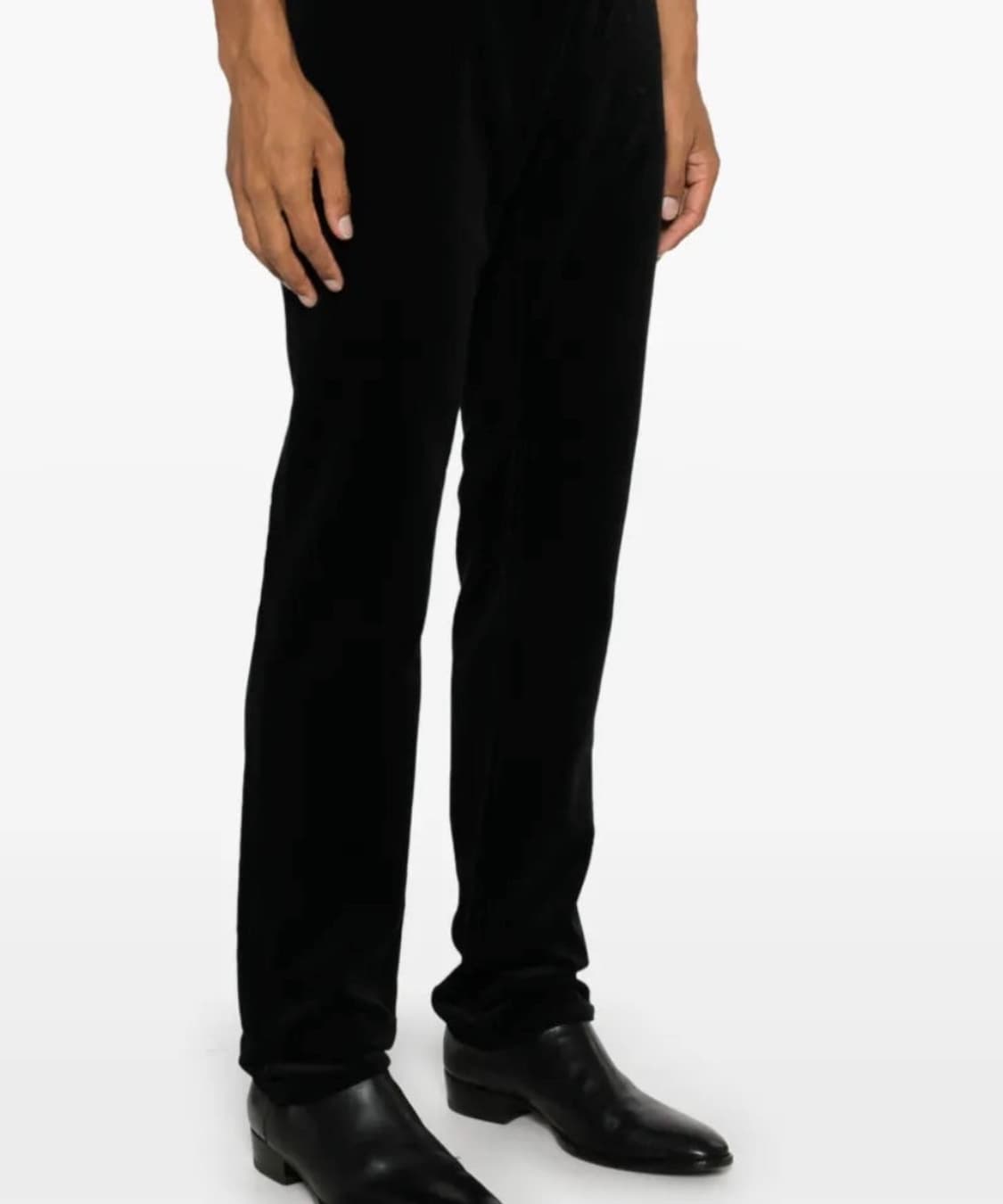 생로랑 블랙 면스키니 (미착용) 상품이미지1