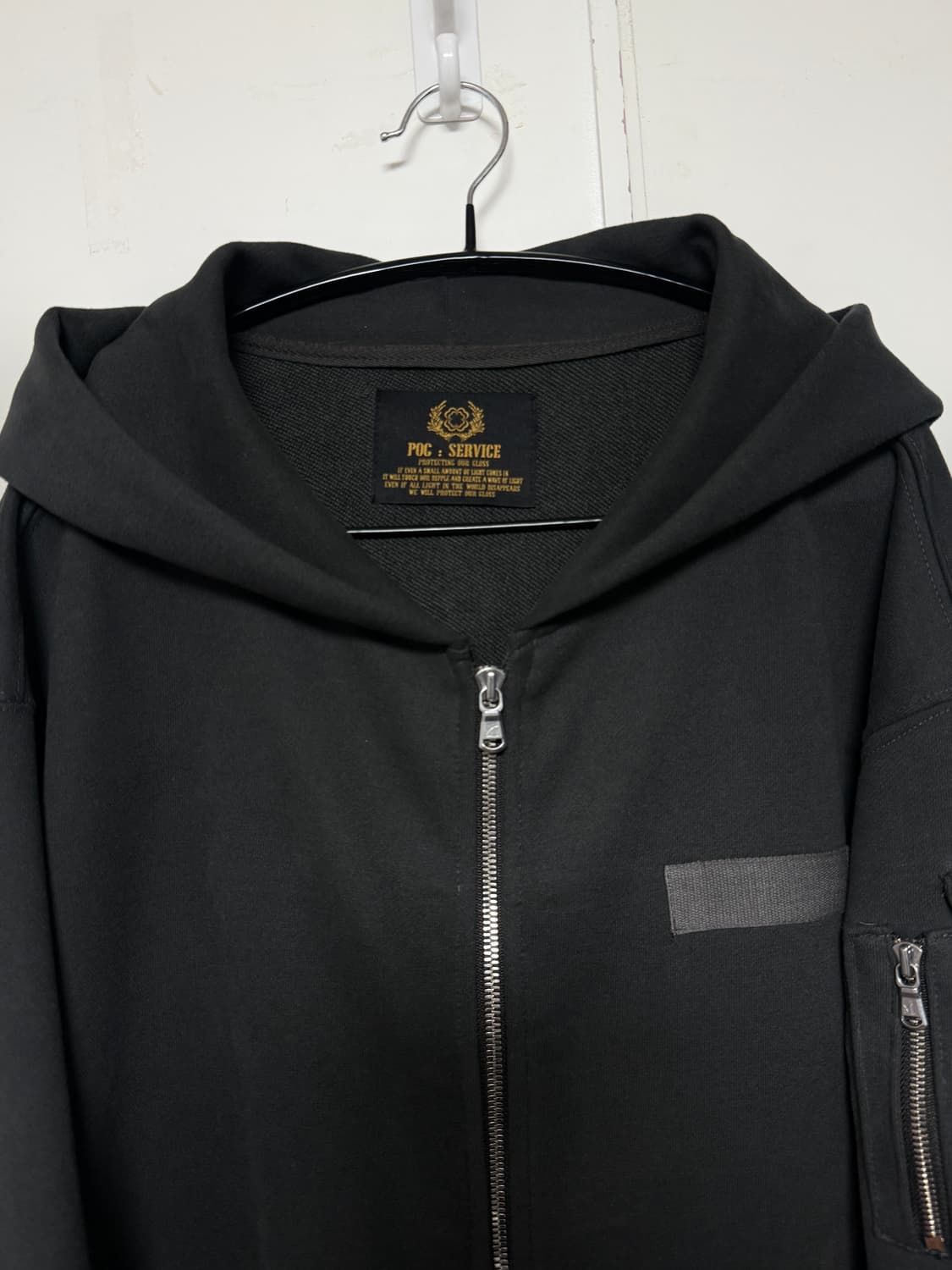 포그서비스 MA-1 후드집업 차콜 2 상품이미지7