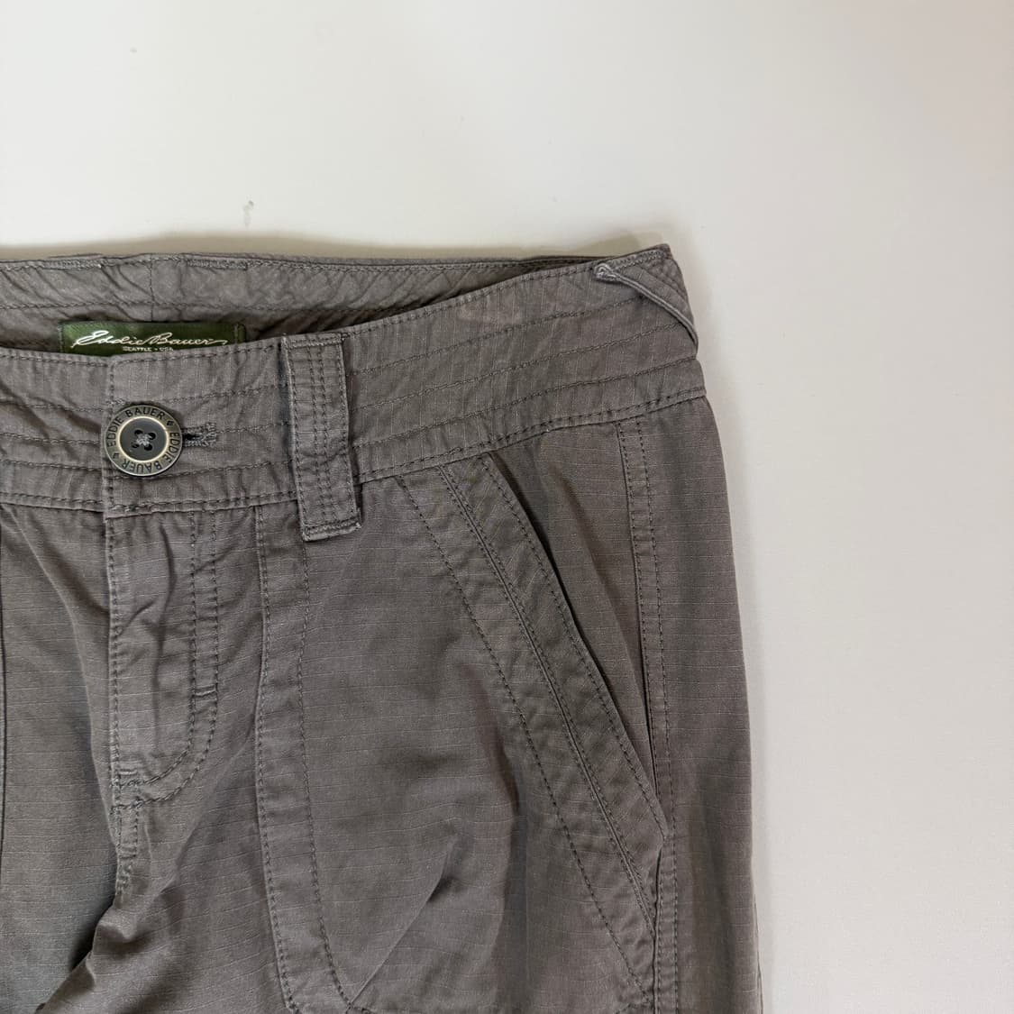 (30) 에디바우어 y2k 딥차콜 하단버클 카고 팬츠 상품이미지3