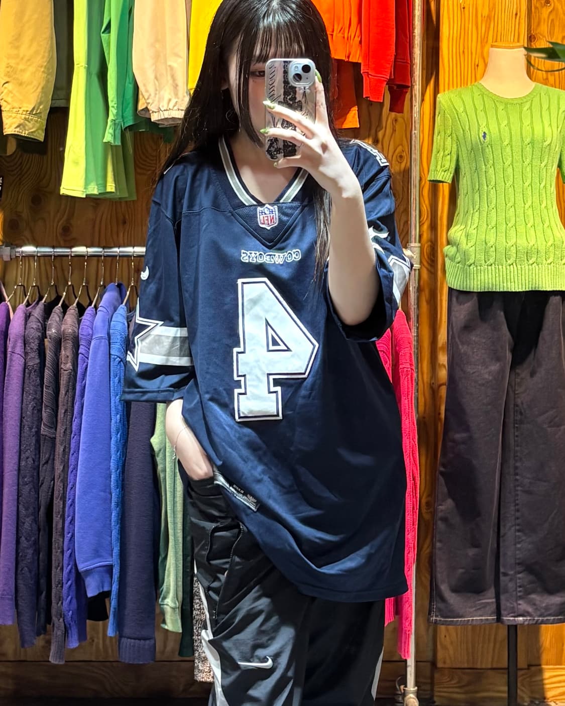 S NFL Prescott 네이비 져지 반팔티 상품이미지1