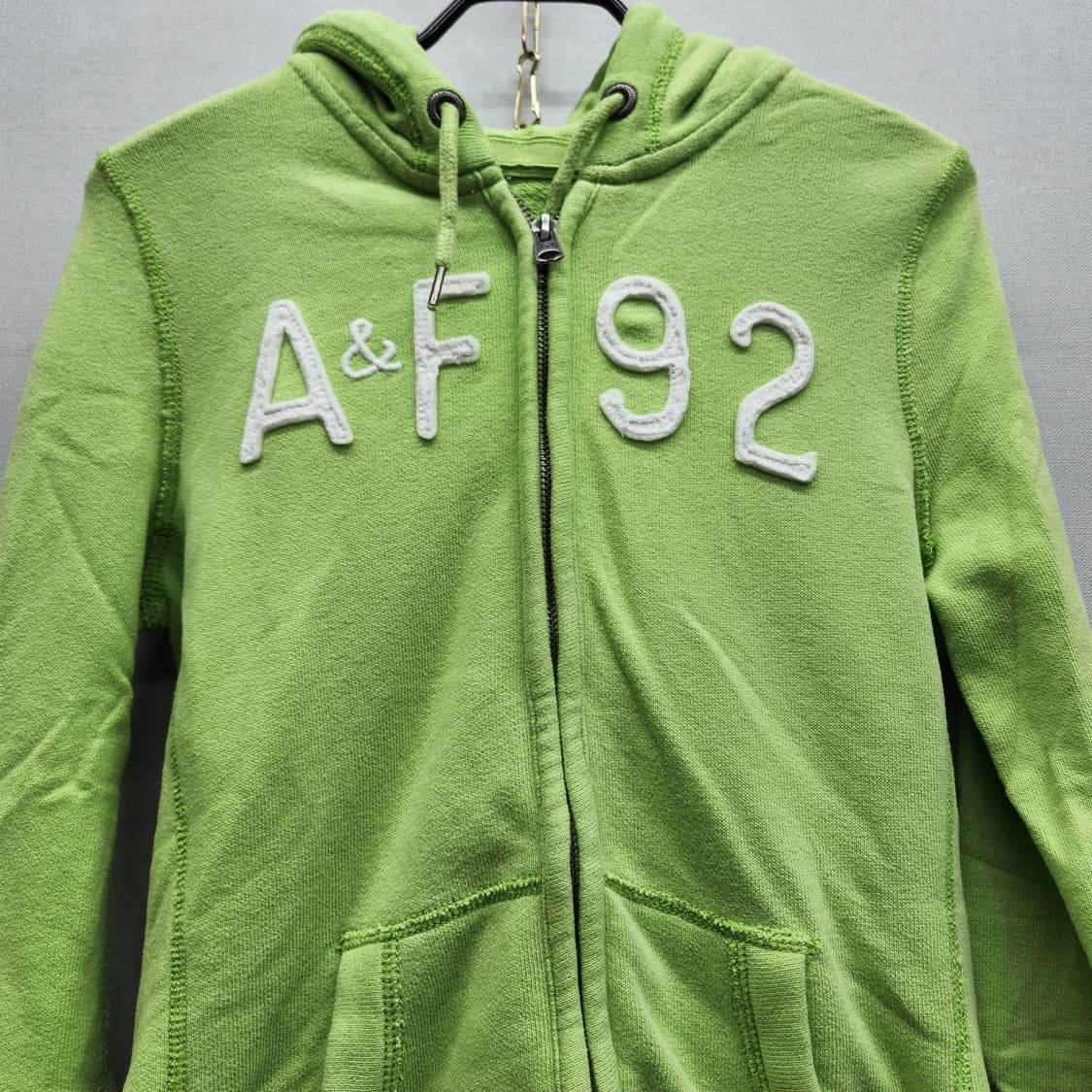 아베크롬비 Y2K 빈티지 로고 후드집업 S(S) 상품이미지2