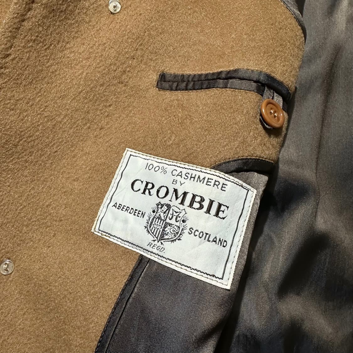 크롬비 torrente paris 캐시미어 100% 싱글 발마칸 코트 상품이미지7