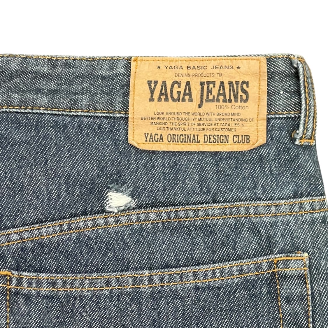 yaga 한화 이글스 커스텀 루즈핏 데님팬츠 상품이미지5