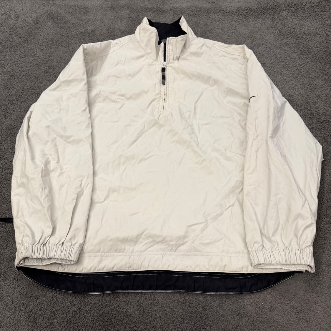 [ 정품/L ] 00s 나이키 올드스쿨 사이드 스우시 우븐 아노락 웜업 상품이미지3