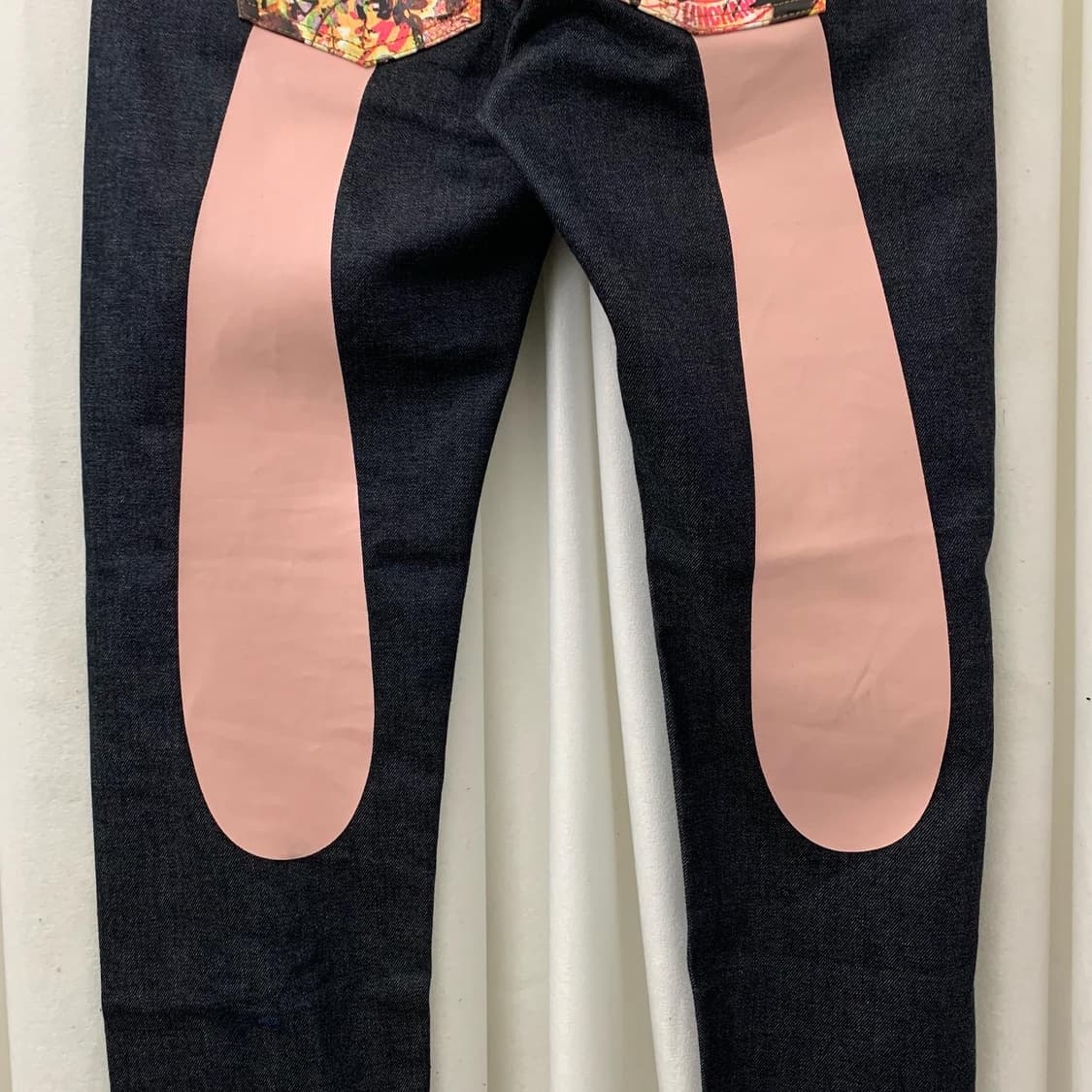 에비수 진청 아카이브 백프린팅 데님 팬츠 상품이미지5