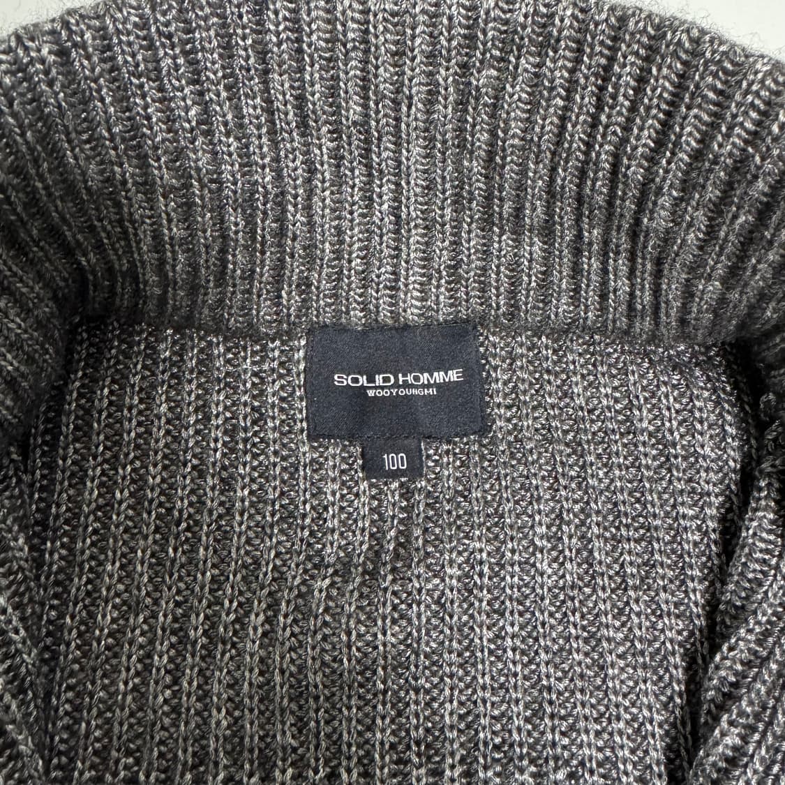 솔리드옴므 우영미 니트집업 48 상품이미지3