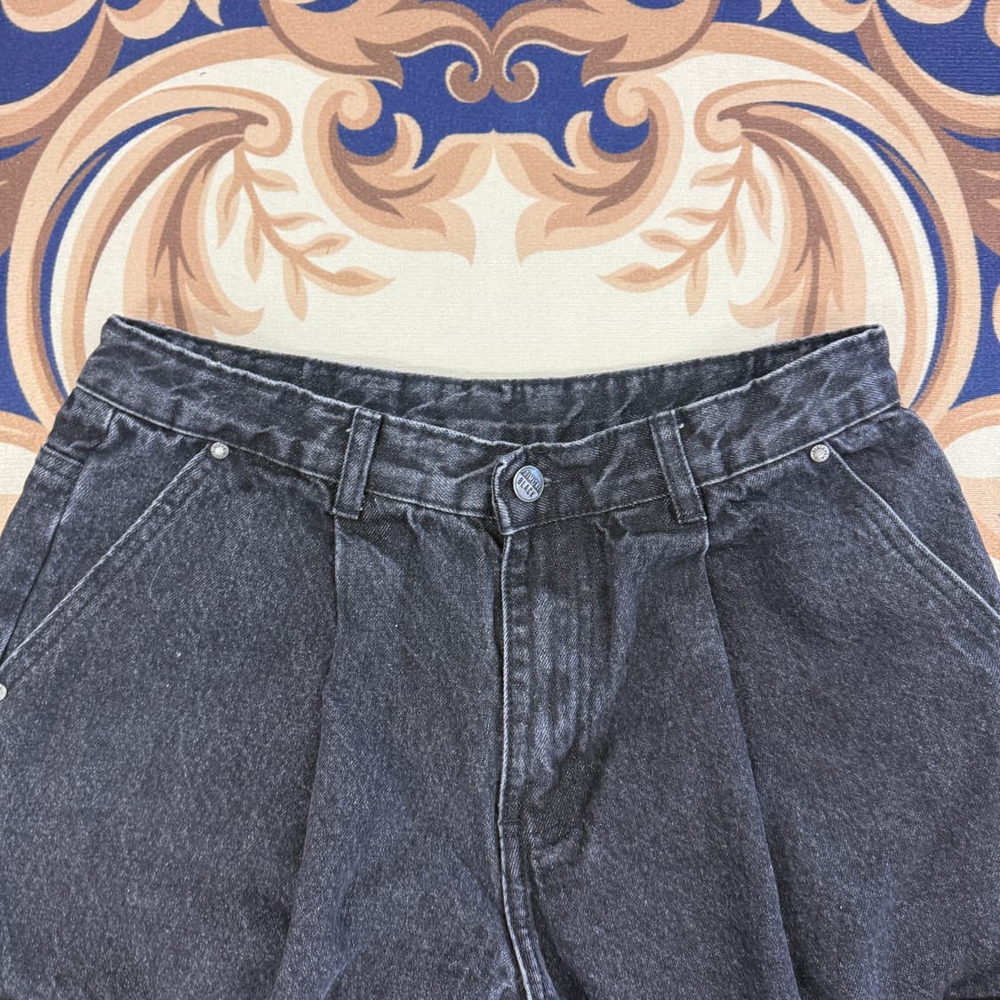 (2)디미트리 블랙 Dimitri black 흑청 카고데님팬츠 상품이미지2