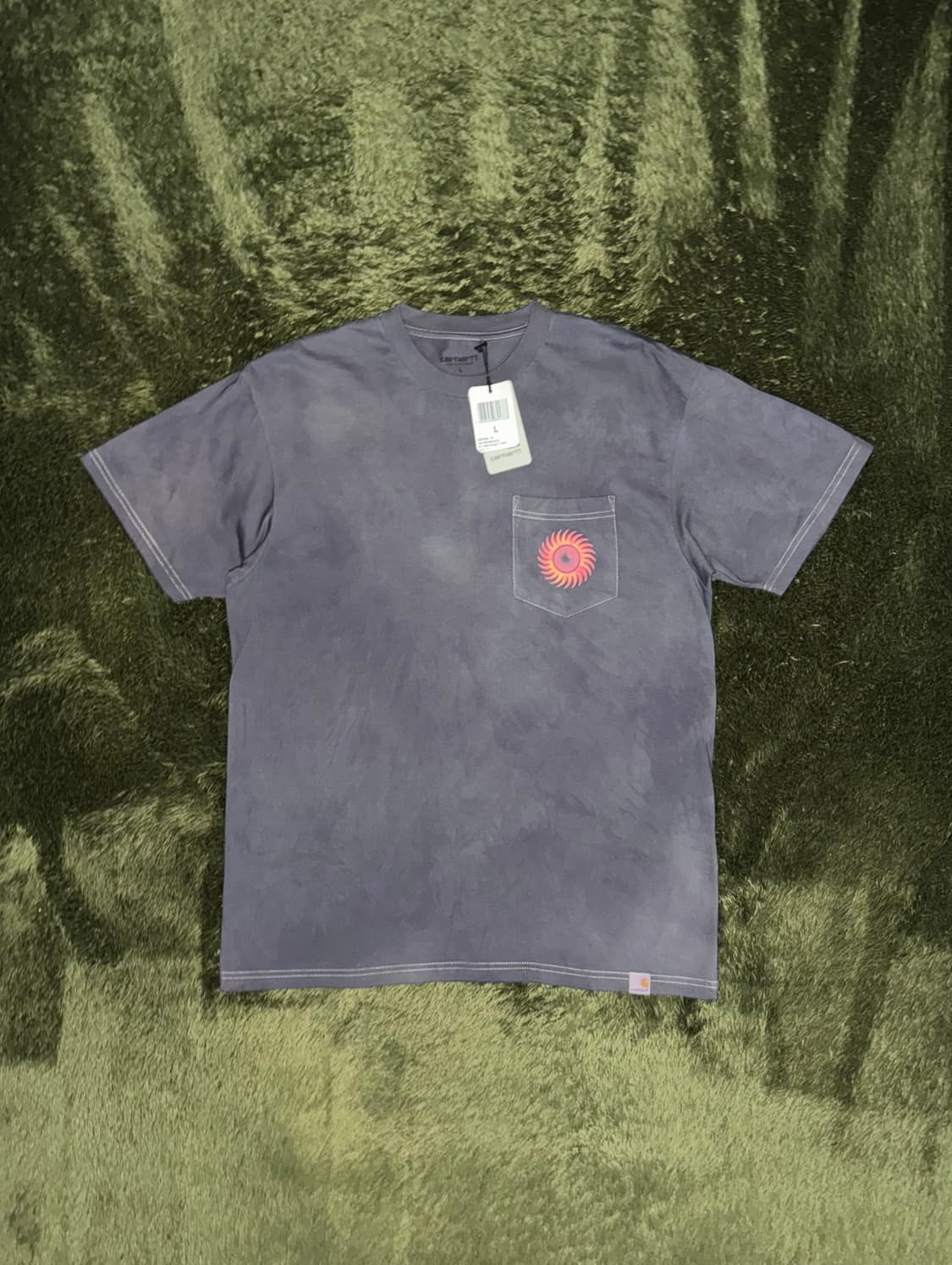 [L] 칼하트 WIP 핸드 다잉 1965 그래픽 포켓 티셔츠 상품이미지1