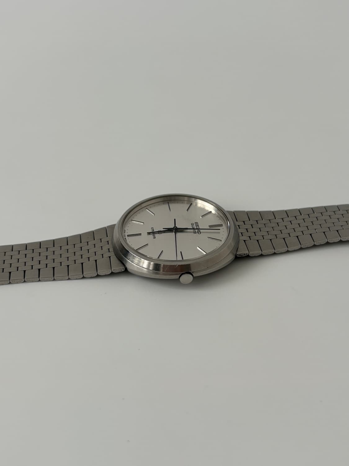 70s emblem silver round quartz 상품이미지5
