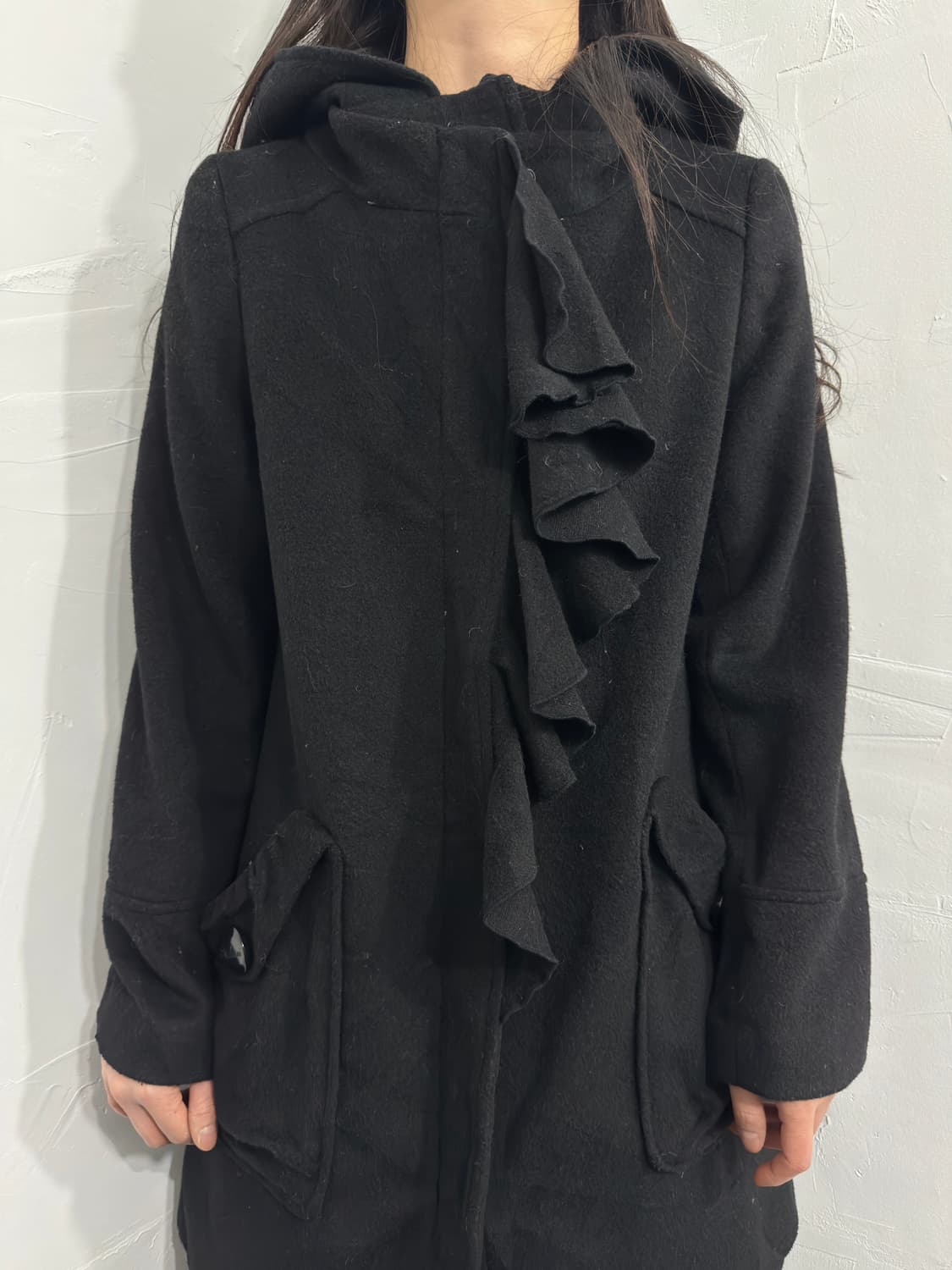 maliani frill hood coat 상품이미지4