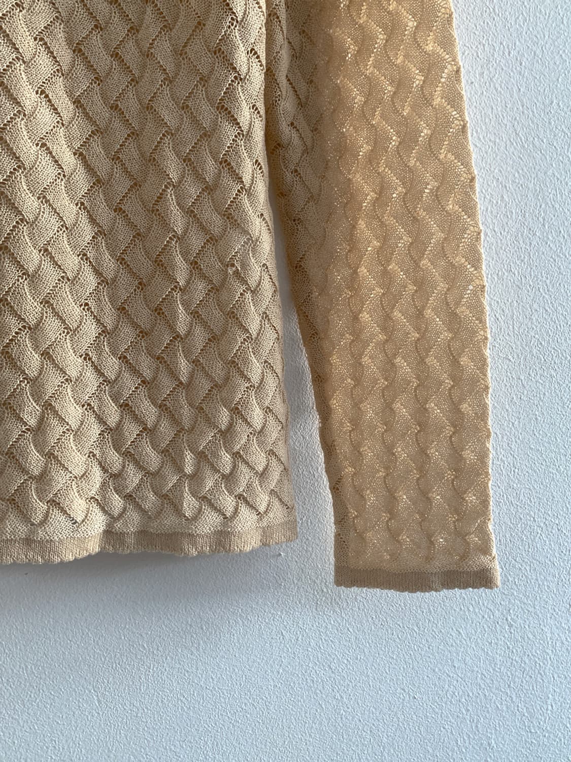 Zigzag Pattern Button Knit Cardigan 상품이미지5