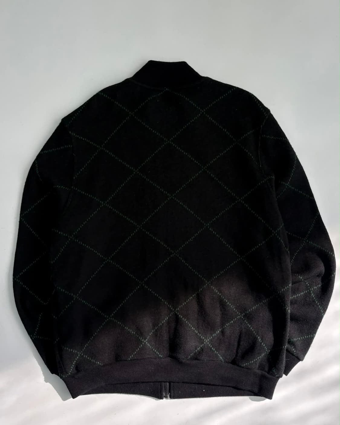 [100] 라코스테 아가일 집업 울 니트 가디건 상품이미지2