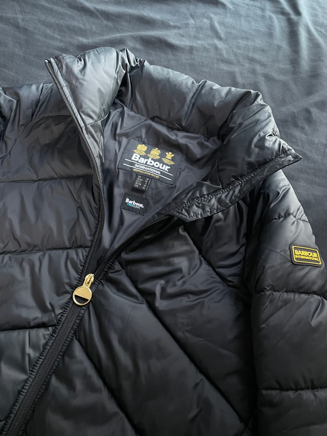 바버 인터네셔널 매크니 퀼팅 자켓 블랙 S / 여성 경량패딩 상품이미지3