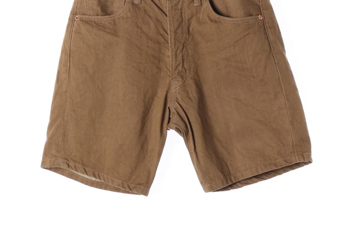 리바이스 501 브라운 코튼 숏팬츠 29 상품이미지4