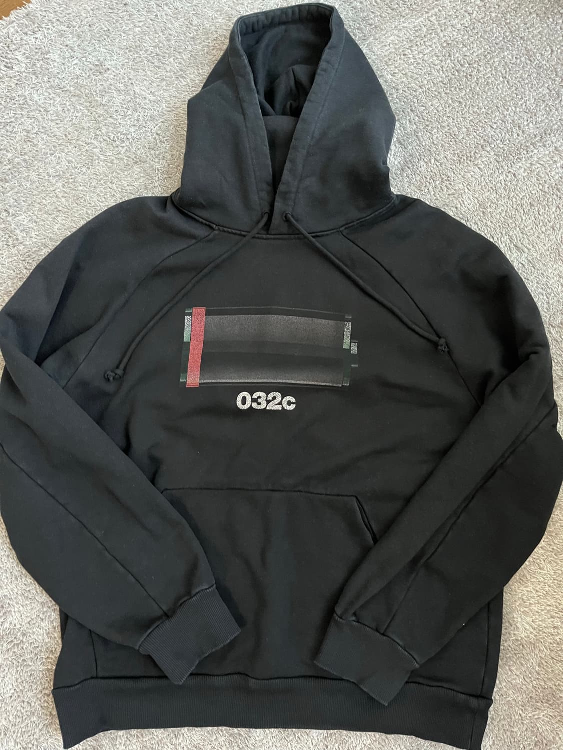 032c 로우 배터리 후드 블랙 XL 상품이미지1