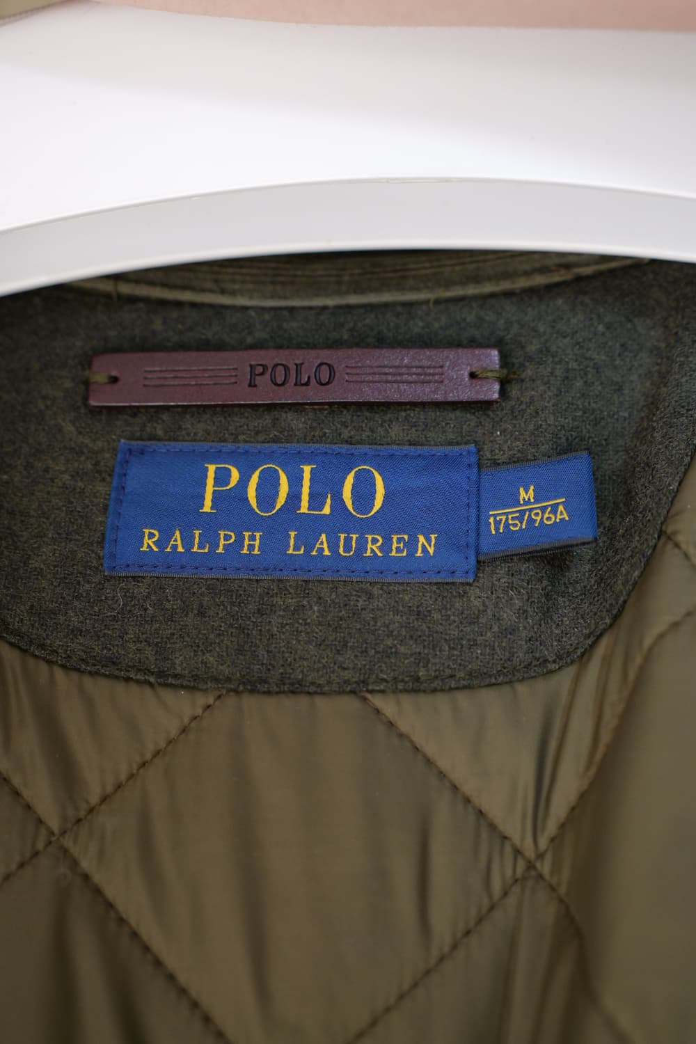 폴로 랄프로렌 퀼팅 후드 자켓 M 올리브그린 상품이미지9