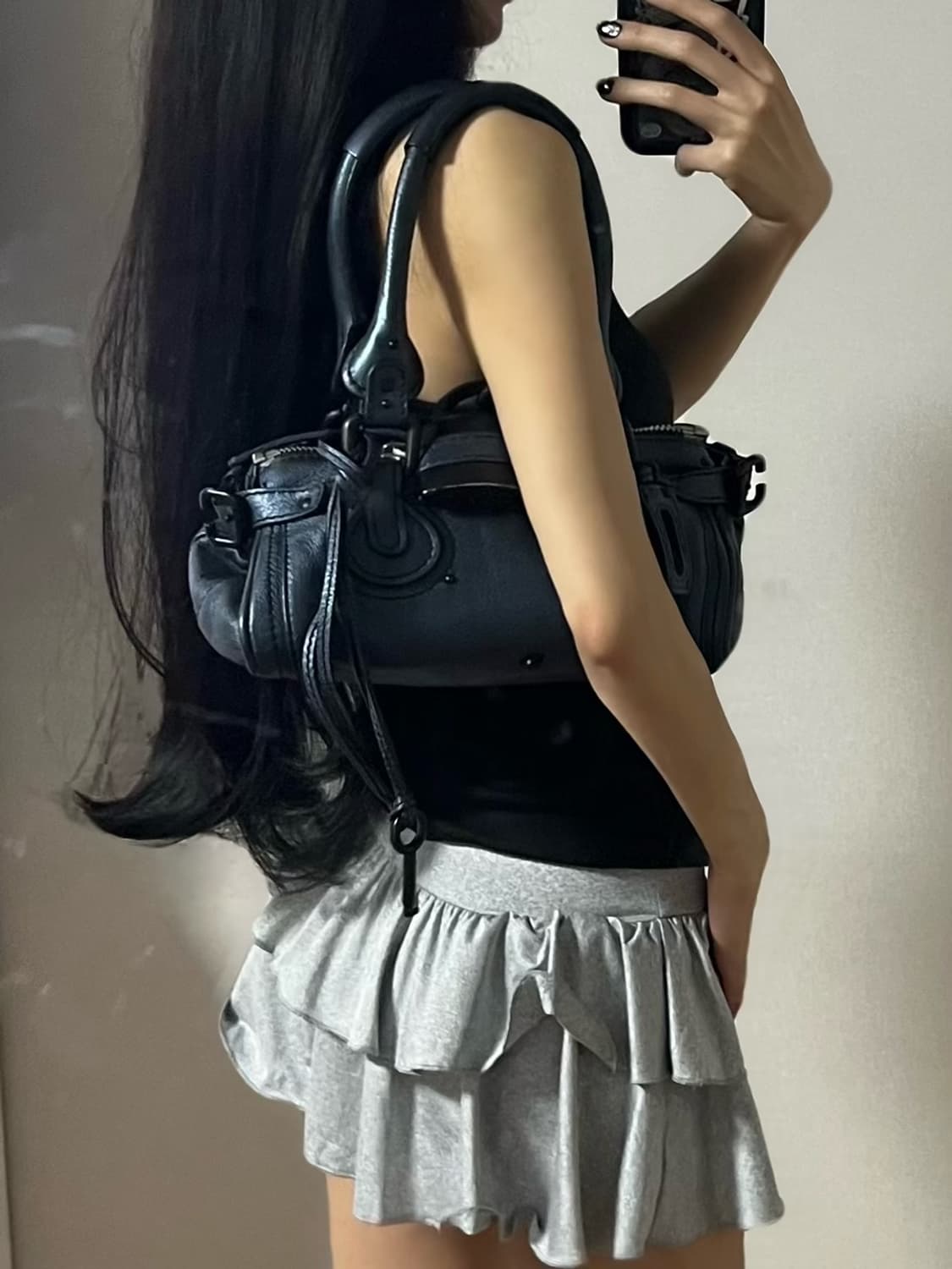 끌로에 패딩턴 메탈릭 네이비 상품이미지5