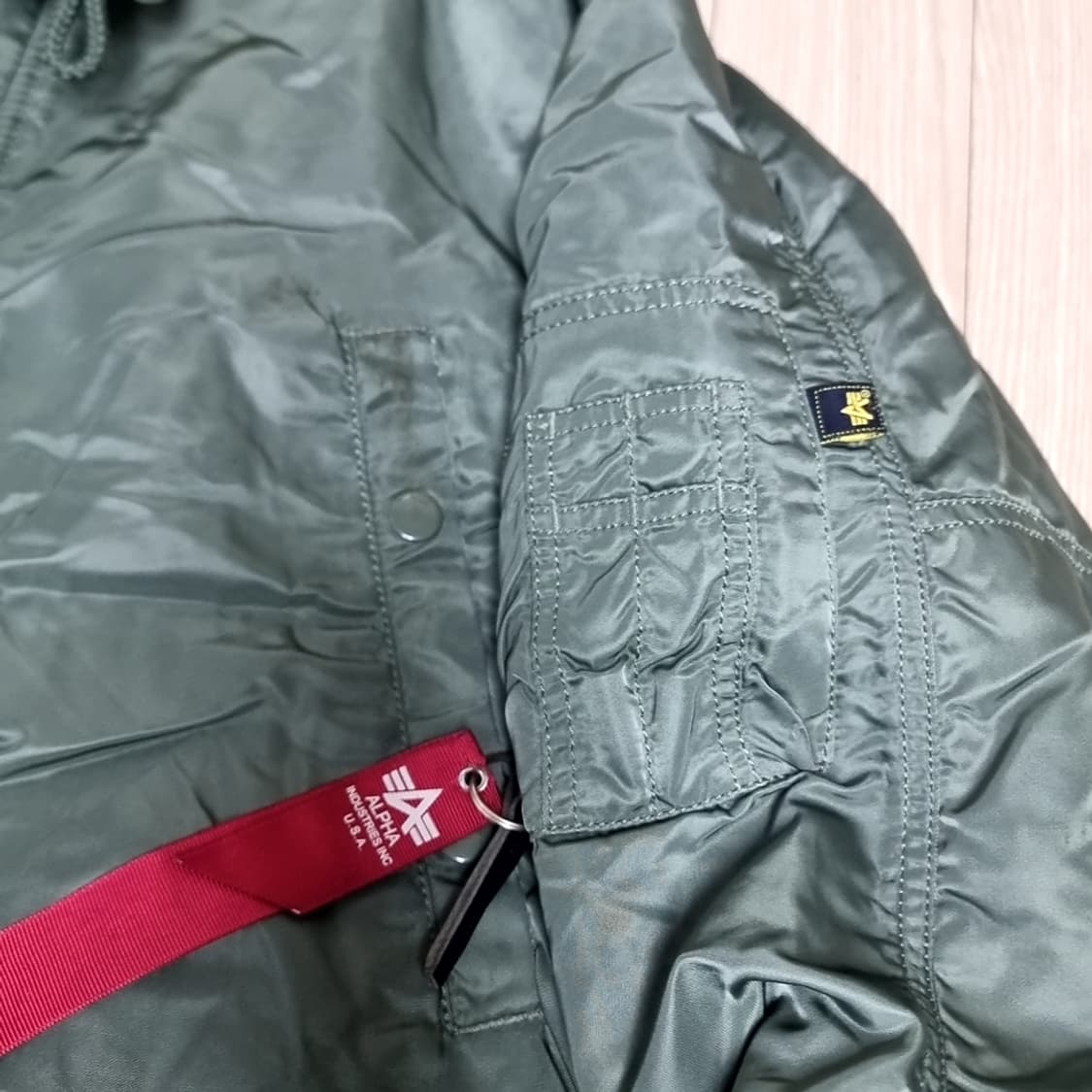 USA 알파인더스트리 N3B 패딩 야상 그린(100-105) 상품이미지2