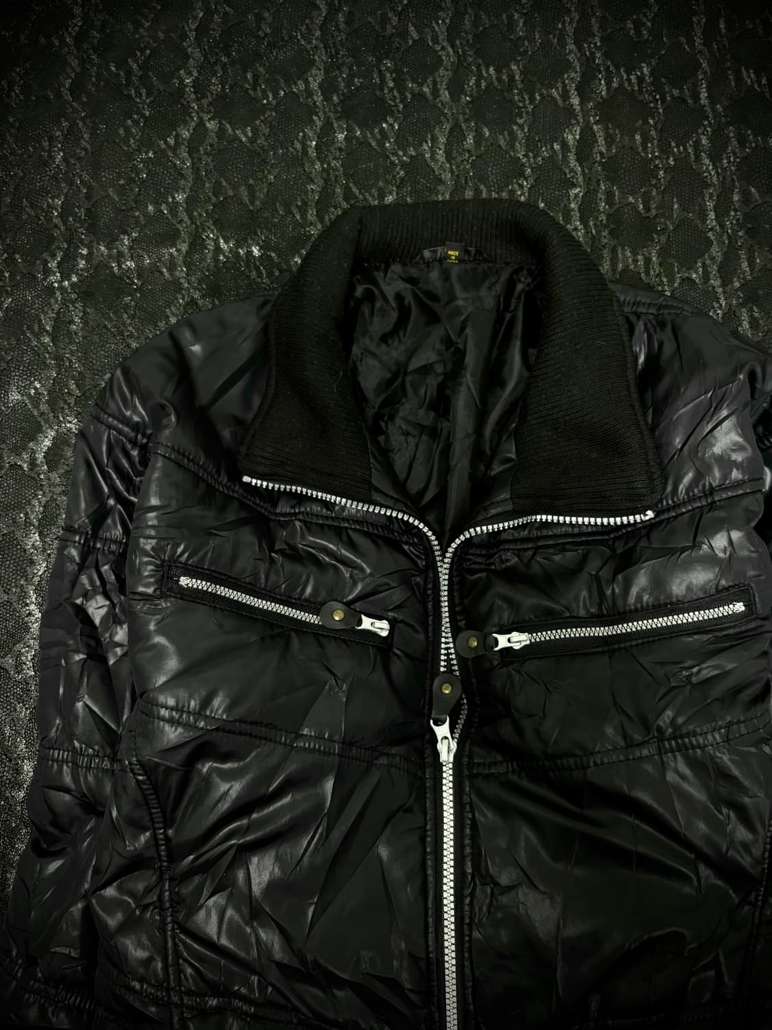 “Vintage” Chic Mood Black Zipper detail  상품이미지3