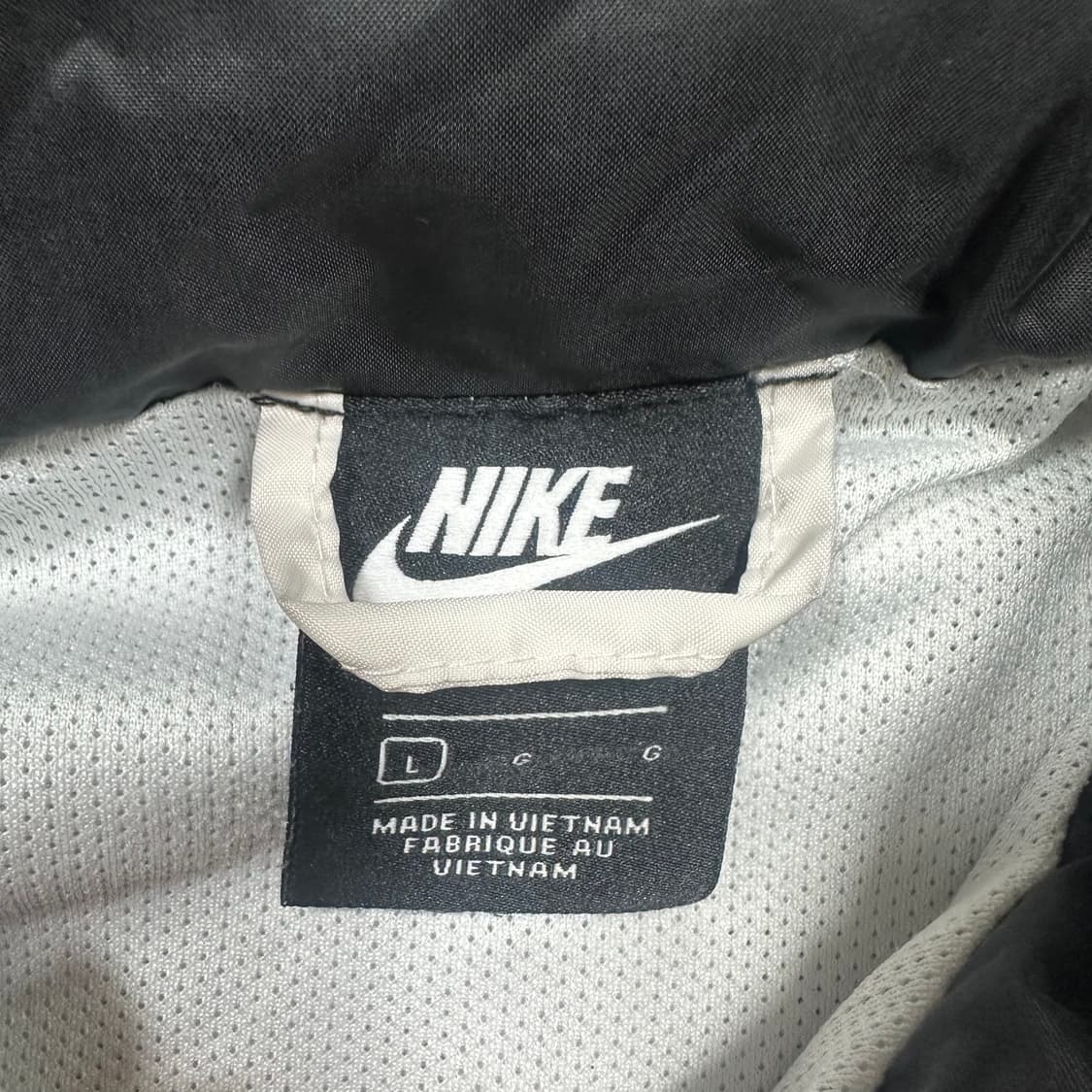 ✨ (바배) 나이키 빅로고 배색 윈드러너 오레오 검흰 바람막이 상품이미지3