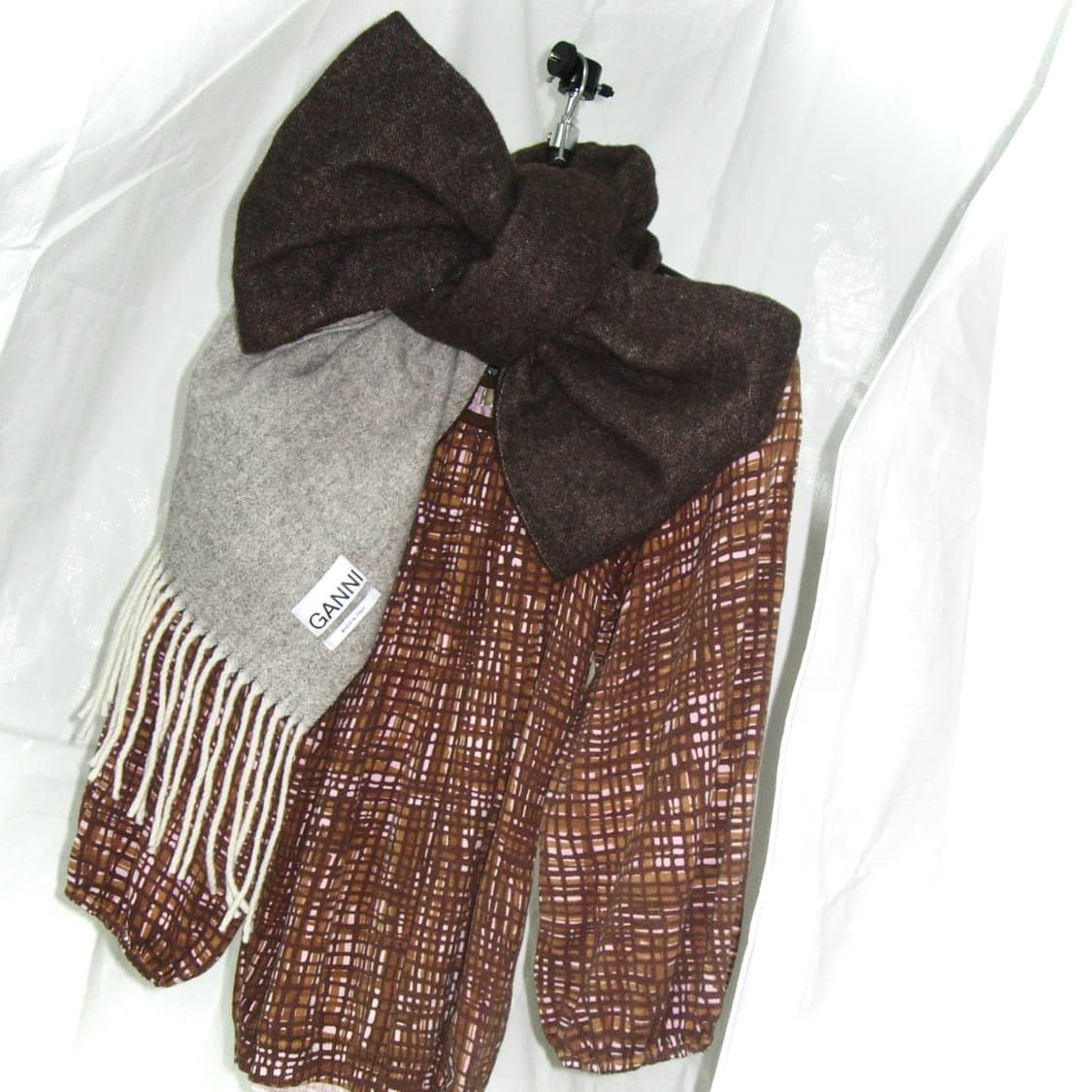 가니 브라운 머플러 상품이미지1