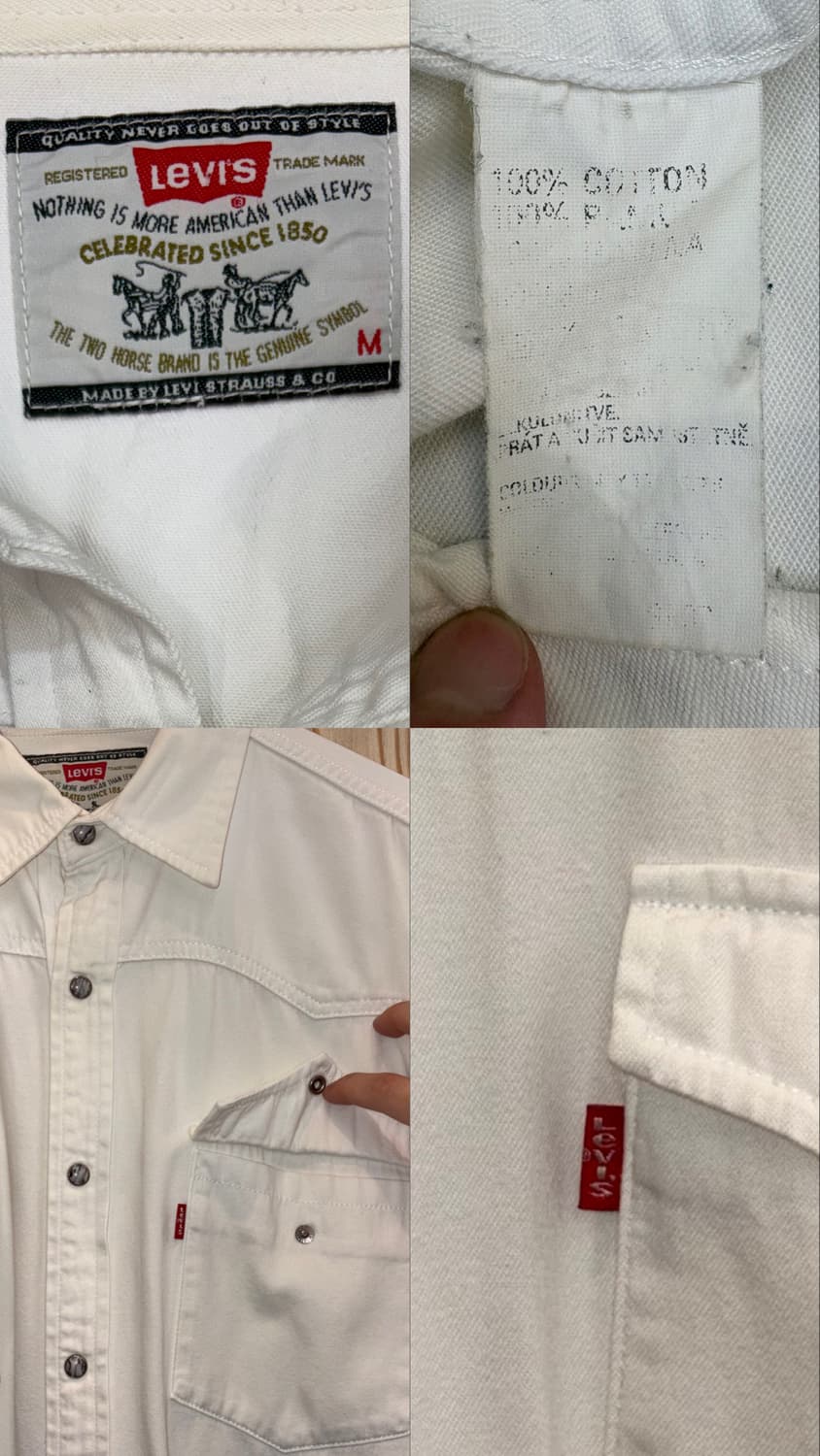 리바이스 웨스턴 셔츠 상품이미지10