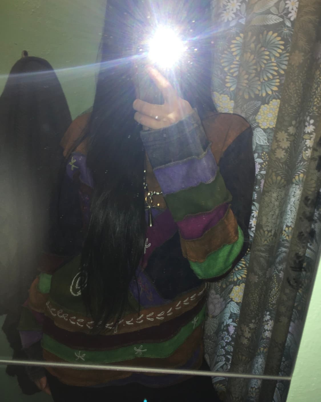 패치워크 롱 슬리브 상품이미지3