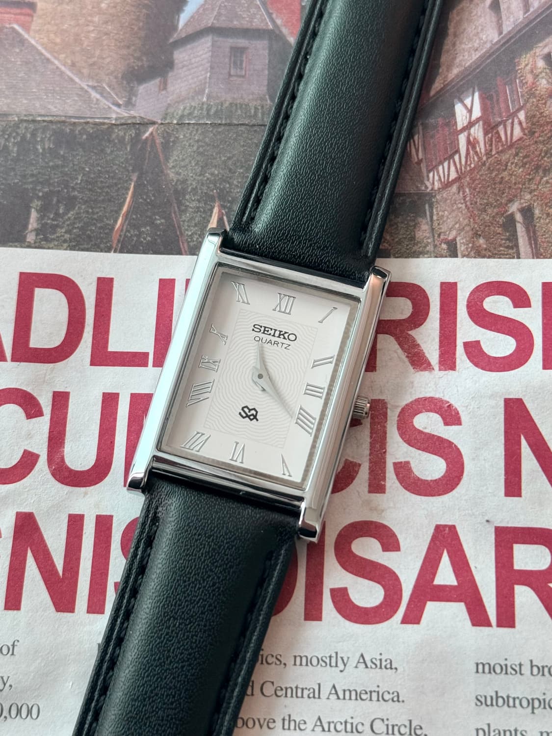 세이코 Seiko 쿼츠 Tank  상품이미지1